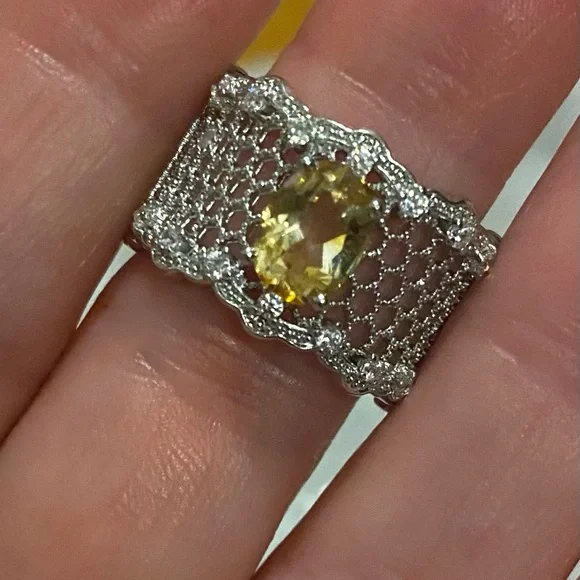 Citrine Adjustable Ring - Picture 4 of 4